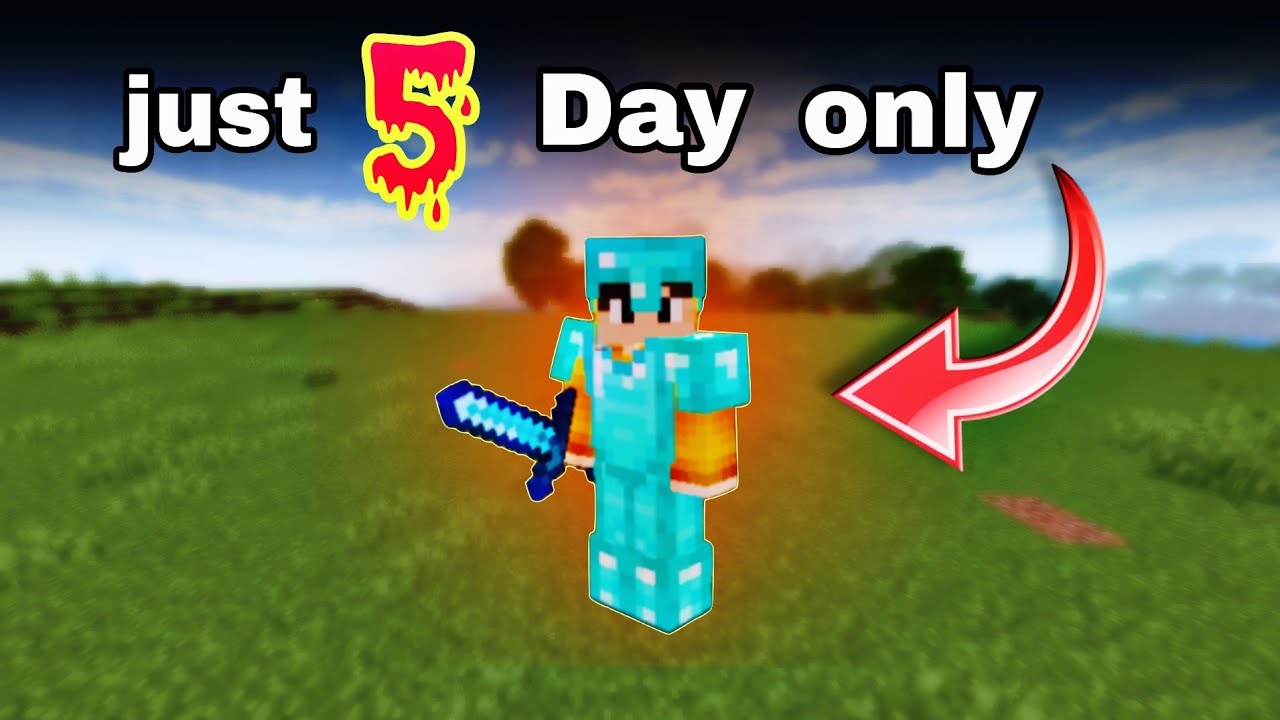 Full Diamond Armor in just (5 Days) minecraft Hardcore - YouTube