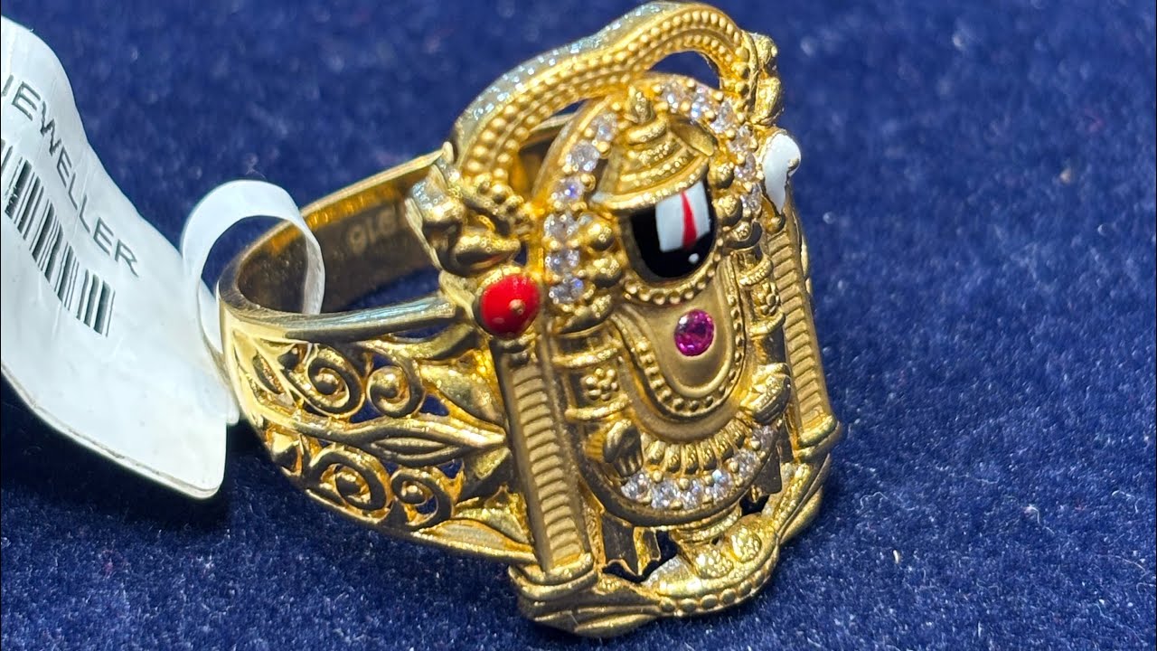 Gents rings￼ Nakshi design 916kdm