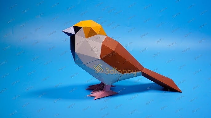 How to make Sparrow Papercraft - Bird Sparrow Low Poly Papercraft PDF, SVG for Cricut Projects - YouTube how-to-make-sparrow-papercraft-bird-sparrow-low-poly-papercraft-pdf-svg-for-cricut-projects-youtube