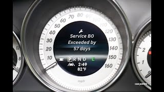 Mercedes B0 Service Checklist