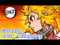 Drew "Rengoku kyoujurou"「 Demon Slayer: Kimetsu no Yaiba」Minecraft「Gurenge」