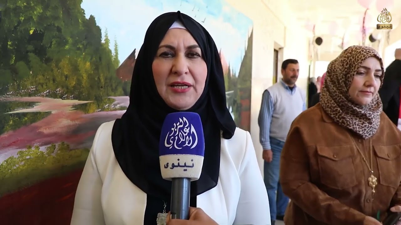 ثانوية_تلكيف للبنات تفتتح معرضها الفني السنوي الأول ..