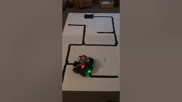 Maze solving robot