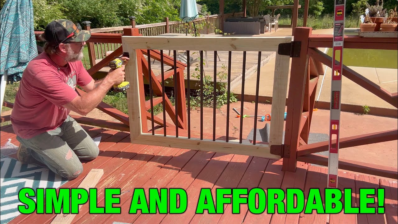 Легко изготавливаемые самодельные ограждения для безопасности бассейна