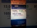 GGG pancake swap dex algo bot, 13.04% ROI, Day 13, automated, passive