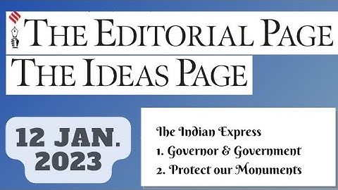 12th January 2023 | Gargi Classes The Indian Express Editorials & Idea Analysis | By R.K. Lata