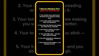 Stop Smelling Bad Avoid These 7 Shower Mistakes