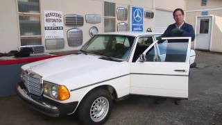 W123 Mercedes 240D 4 Spd Manual Overview: Kent's Landmark Benz  SOLD!