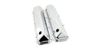 Career Overview HZ 9297 C 1968-97 FORD BIG BLOCK 429-460 STEEL VALVE COVERS - CHROME