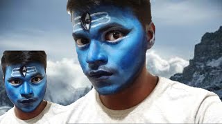 Best 3D makeup Art of Shiva - Shiva as Art. In the month of Sawan,  || viral shiv makeup