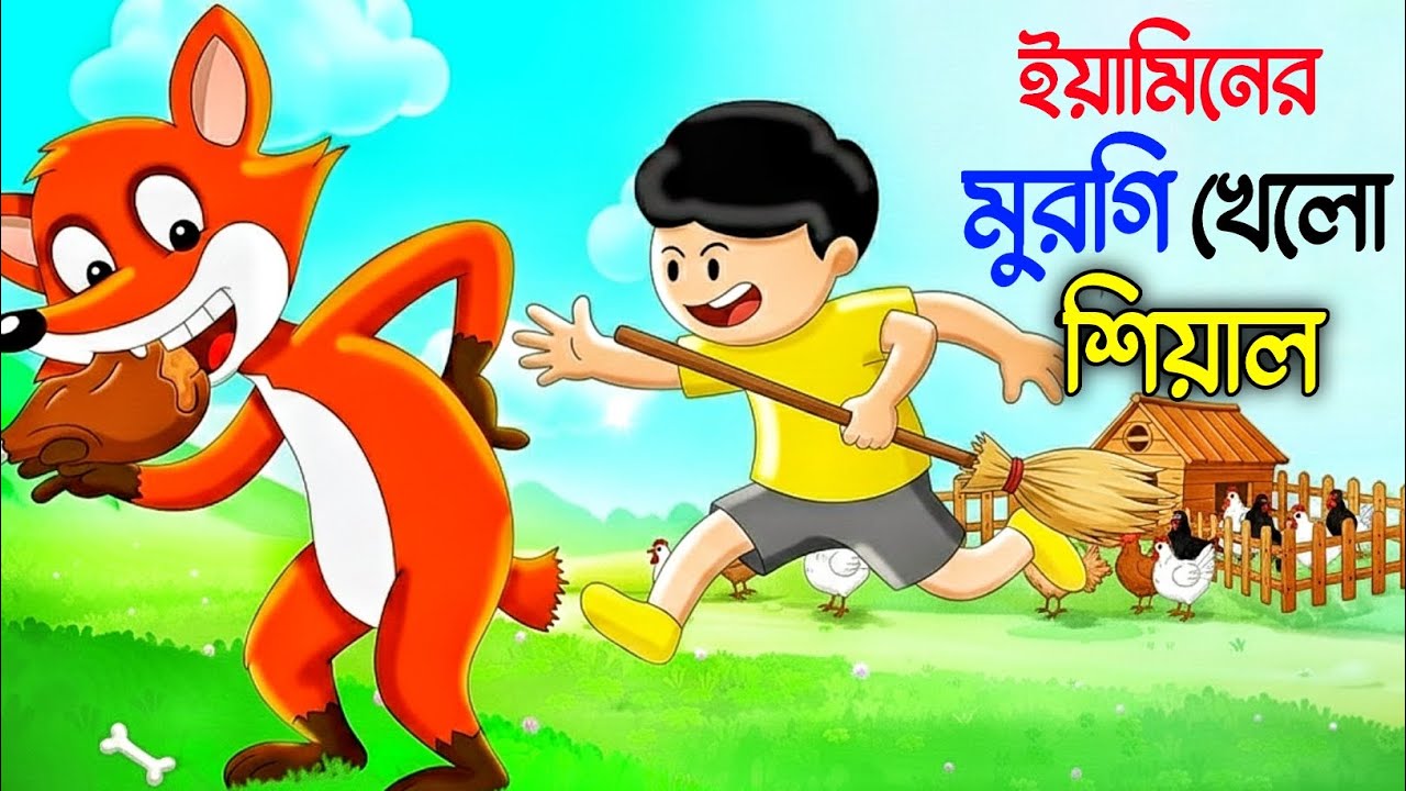 Samima R ইয়ামিনের মুরগি খেলো শিয়াল। Yaminer new cartoon । samima sraboni ...