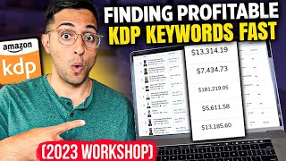 Finding Profitable Keywords Fast: KDP Keyword Research Tutorial For Beginners (Workshop Recording) screenshot 5