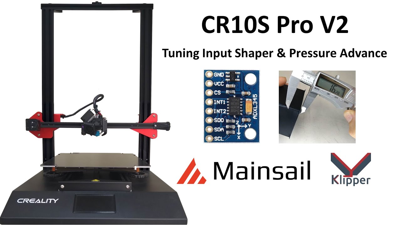 Creality CR10S Pro V2 4.2.7 Tuning Pressure Advance & Input Shaping