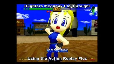 Fighters Megamix Kid Sarah Playthrough using the Sega Saturns Action Replay Plus :D #SegaSaturn #Sub