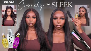 From CRUNCHY to SILKY: 5 TIPS on How to get Sleek Straight Hair