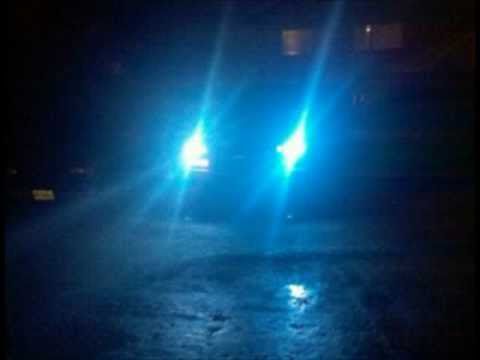 Blue HID And Blue Tailight Tint 95 Silverado 