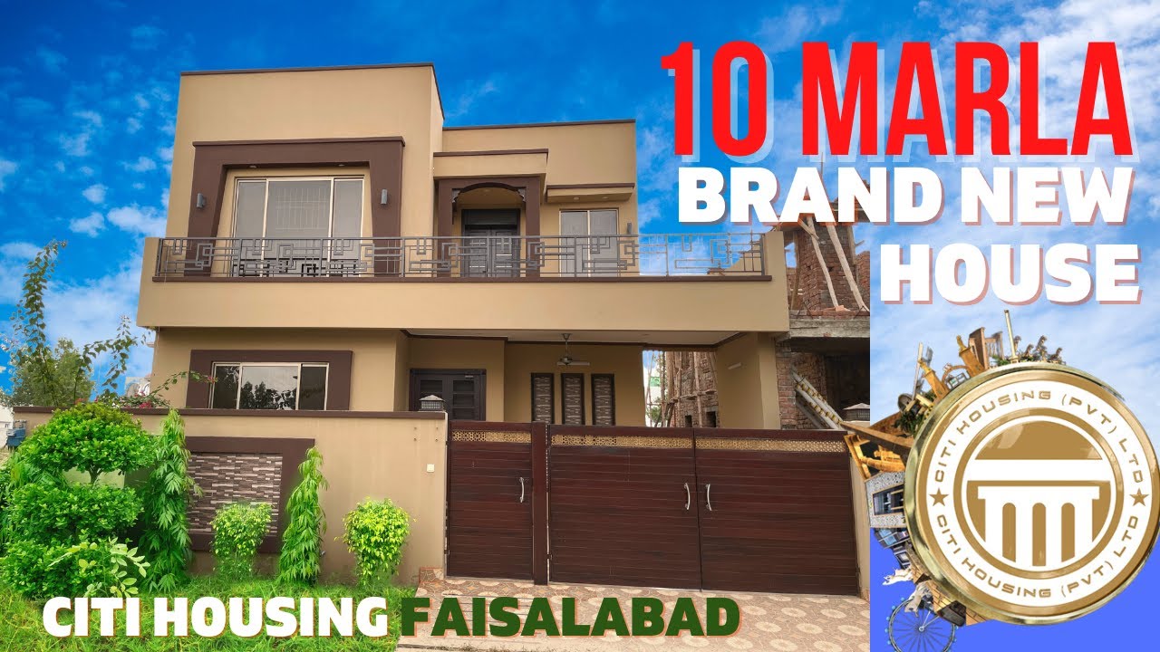 10 Marla Brand New House Citi Housing Faisalabad