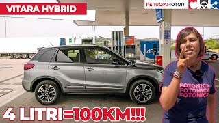 Vitara Hybrid alla prova dei 100 KM! SOLO 4 LITRI DI BENZINA?!