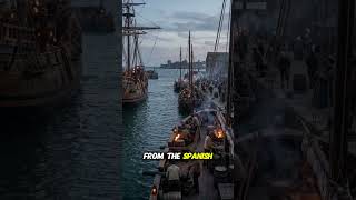 The Spanish Armada Britain's Greatest Naval Defense #shorts #spanisharmada