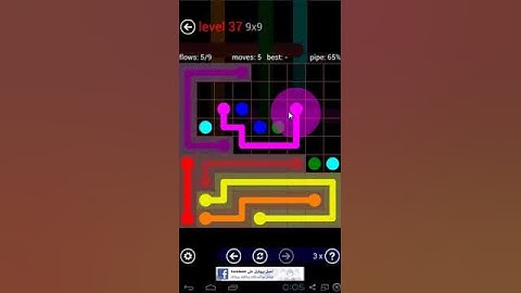 Flow Free - 9 x 9 Mania Level 37