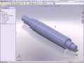 Creando un eje Escalonado con Ranura para Chaveta - M4A1 - Aprendiendo SolidWorks