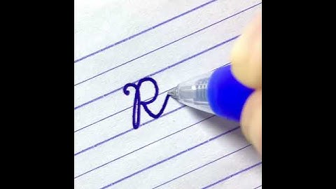 Rat - How to write English cursive writing | Cursive handwriting practice | ฝึกเขียนภาษาอังกฤษ