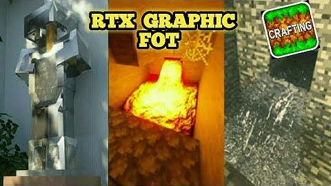 HOW TO ADD RTX TEXTURE PACKS. IN CRAFTING AND BUILDING.