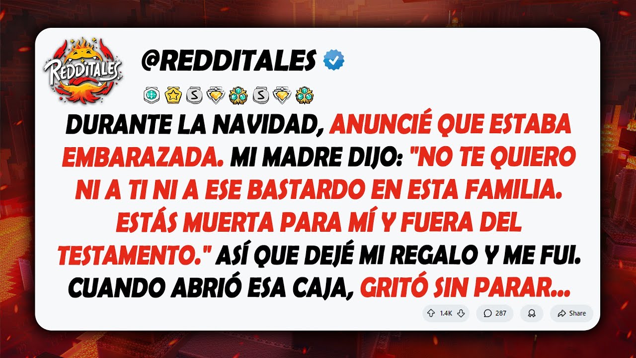 En la cena de Navidad, mi madre dijo: 