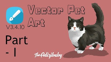 Draw Vector Pet Art in mobile (Infinite Design) part - I