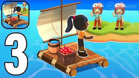 Stranded Island - Gameplay Walkthrough Part 3 Survival tutorial (Android,iOS)