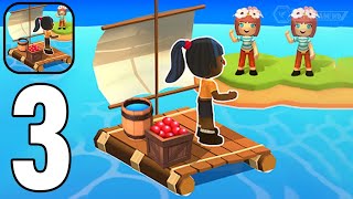 Stranded Island - Gameplay Walkthrough Part 3 Survival tutorial (Android,iOS)