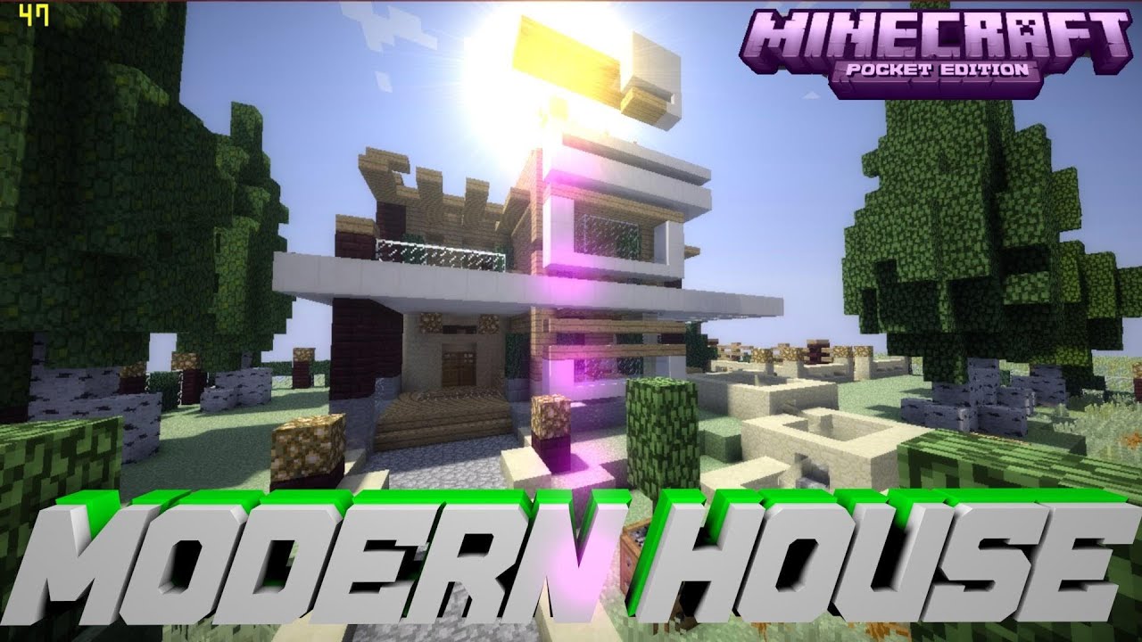Minecraft PE Modern House [DOWNLOAD]