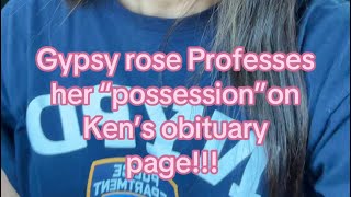 Details GYPSY URKER POSTS ON KEN URKER’s OBITUARY  Update