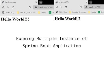 Running multiple instance of spring boot application | Intellij IDEA