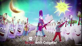 After DINNER, brush with COLGATE!