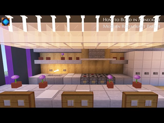 Minecraft Build Rsturant Tutorial Tutorial De Restaurante De Minecraft Minecraft Restaurant Build