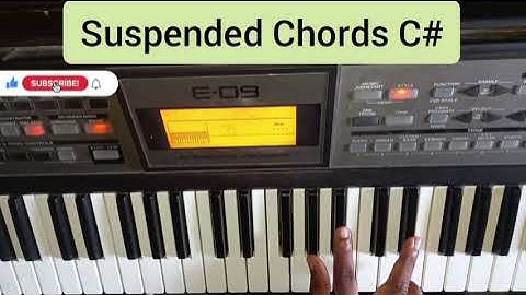 Itende Suspended Chords C#