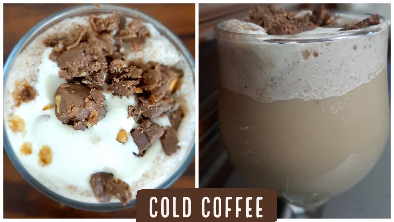 Cold Coffee Recipe Cold Coffee with ice cream Creamy Cold Coffee at