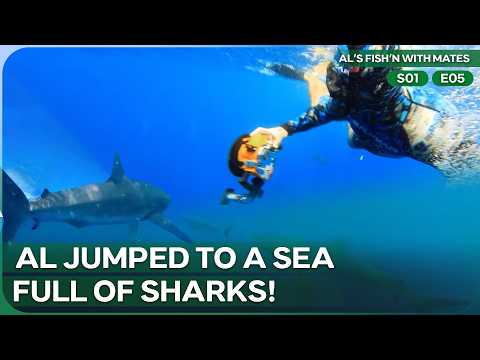 SHARK ATTACKS & 3.5 Hour Monster Tuna Battle! | Al's Fish'n With Mates | Season 1 Episode 5