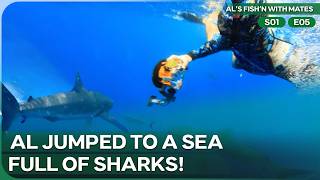 SHARK ATTACKS & 3.5 Hour Monster Tuna Battle! | Al's Fish'n With Mates | Season 1 Episode 5