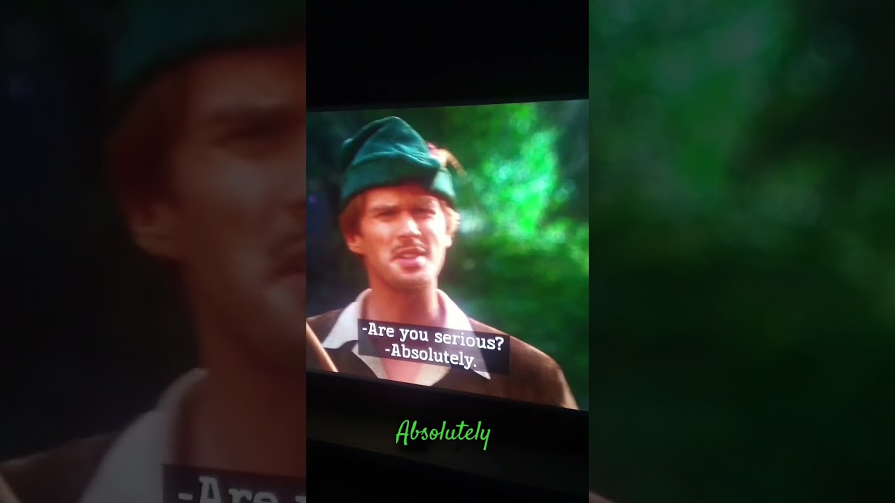 Will Scarlett Ohara Arrow Scene Robin Hood Scene  