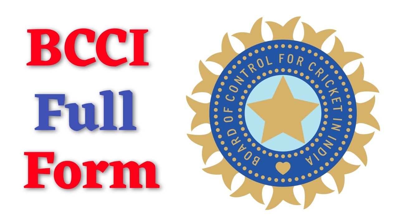 Full Form Of BCCI BCCI Full Form YouTube Full Form Of BCCI BCCI Full Form YouTube