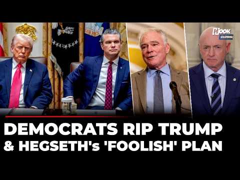 'Should End...': Mark Kelly, Blumenthal, Kaine Hammer Trump & Hegseth After Closed Iran War Briefing