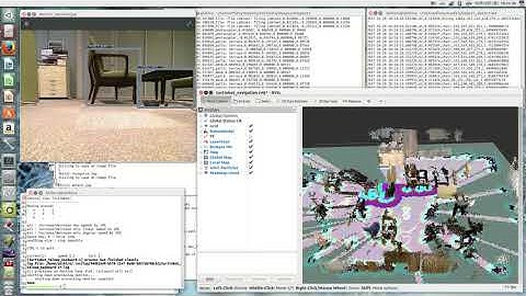 I experimented an autonomous moving by using RTAB(RGBD) SLAM with Deep Learning.