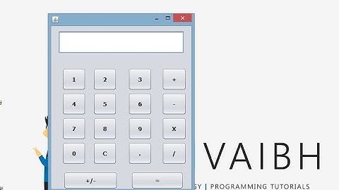 How to create calculator in netbeans  part 2