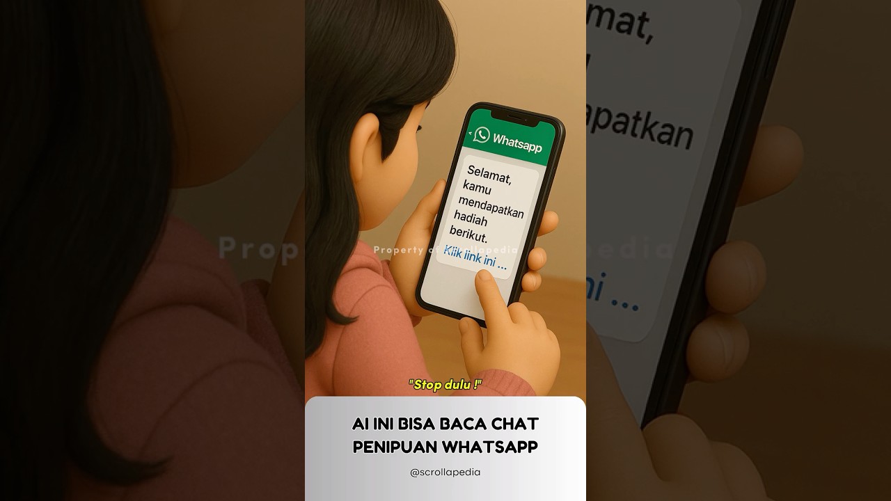 AI Deteksi Penipuan WhatsApp? Begini Cara Cek Pesan Bohong! #AI #AITools #TechUpdates #CyberSecurity