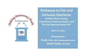 Making Democracy Work - March 21, 2022