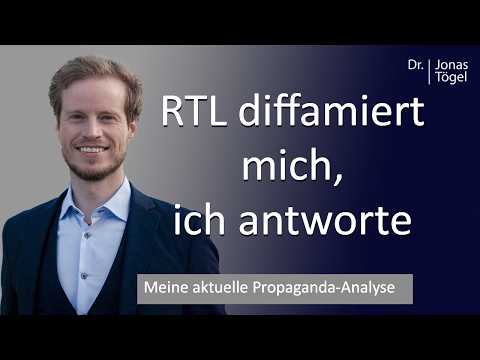 RTL smears scientist: Here is his response - Dr. Jonas Tögel