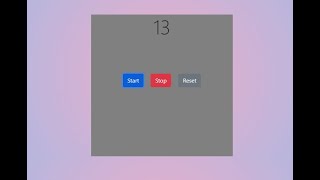 Build a Counter and Timer App with React Hooks | React.js Tutorial
