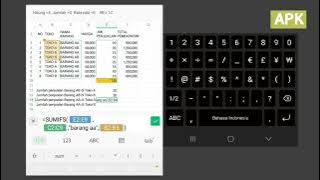 Fungsi SUMIFS excel di WPS Office xls